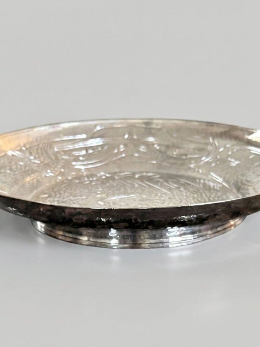 Indigenous Design Silver Hammered Bowl - Picture 9 of 9